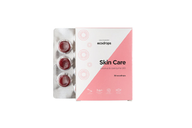 КАРАМЕЛЬ ЛЕДЕНЦОВАЯ HEALTHBERRY ECODROPS SKINCARE, 30 ШТ